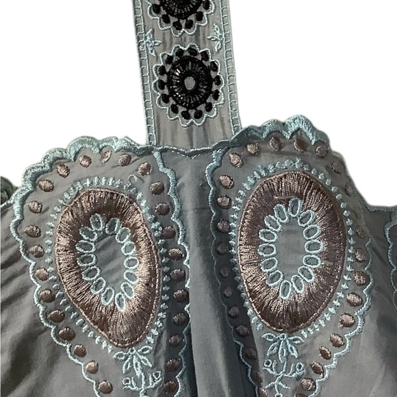 BCBGMAXAZRIA RunwayEmbroidered
Sundress with Scalloped Edges size Small - Picture 10 of 16